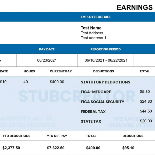 How Freelancers Can Use a Pay Stub Template as Proof of Income